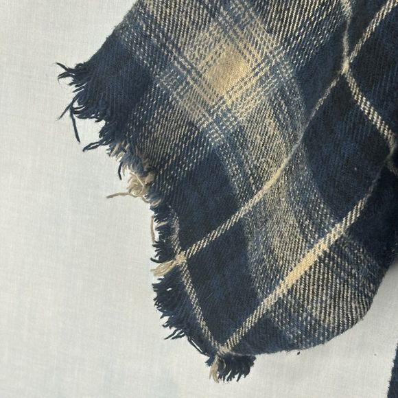 Wolverine Shirt Mens XL Heavyweight Blue Plaid Cut Short‎ Sleeve Raw Button Up - Picture 14 of 14